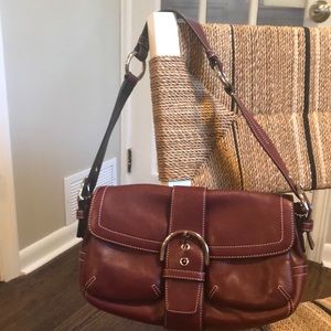 Like new leather Coach handbag